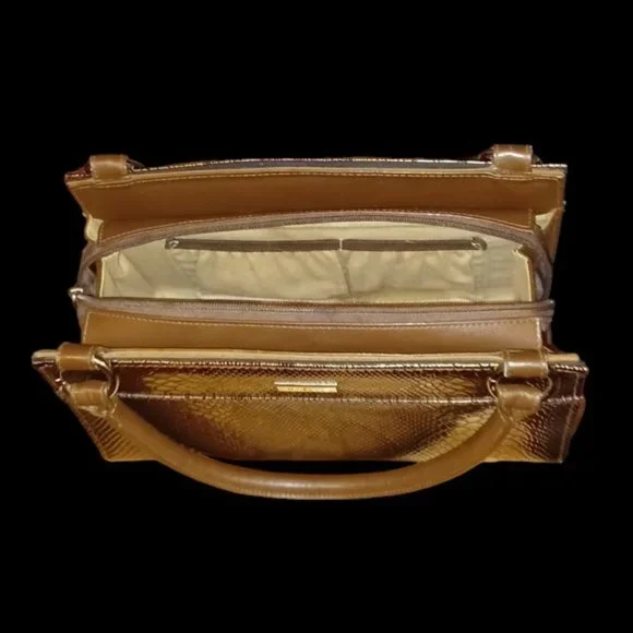 Miche Classic Base Handbag & Jen Classic Metallic Copper Reptile Print Shell Set - Picture 11 of 16